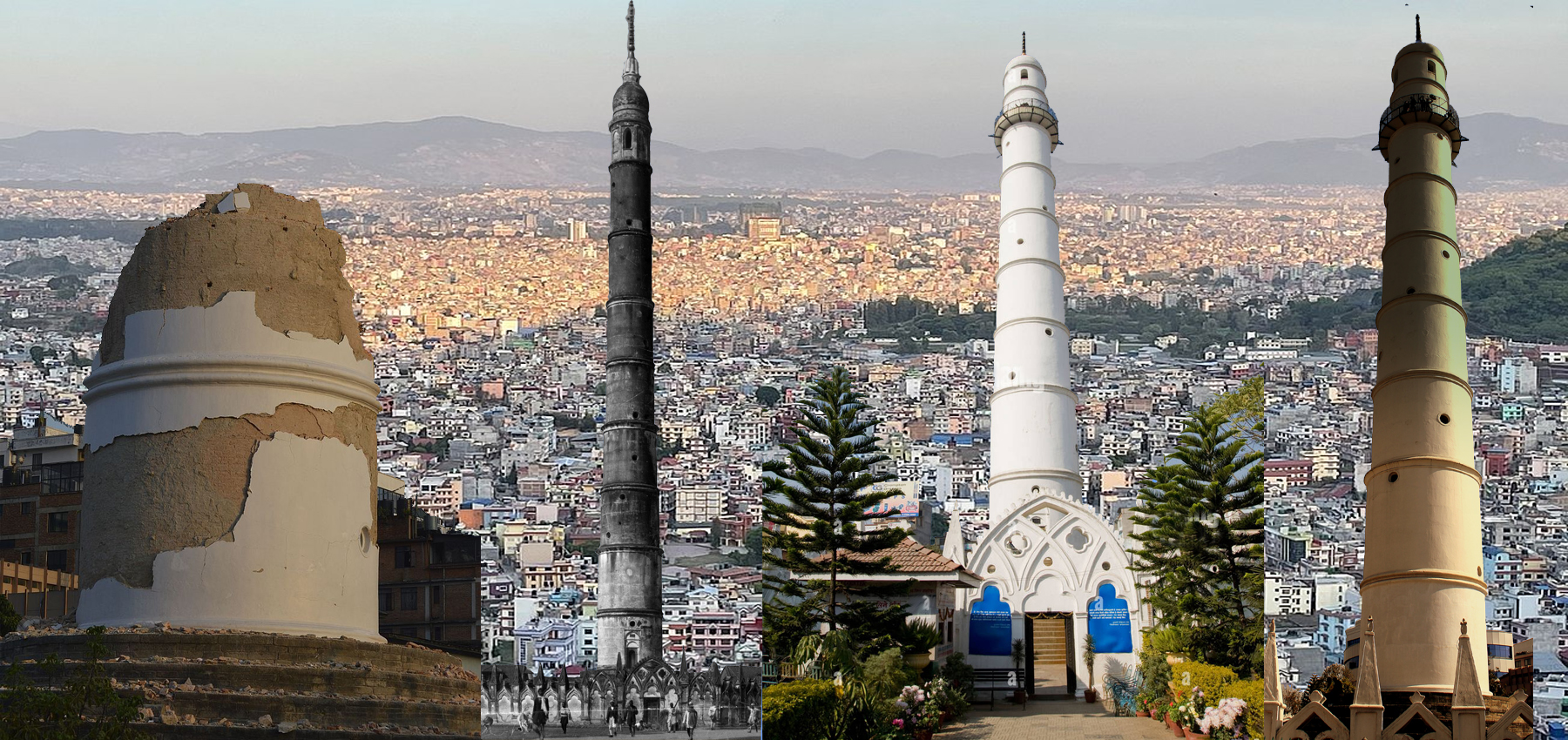 Dharahara The Bhimsen Tower Land Nepal